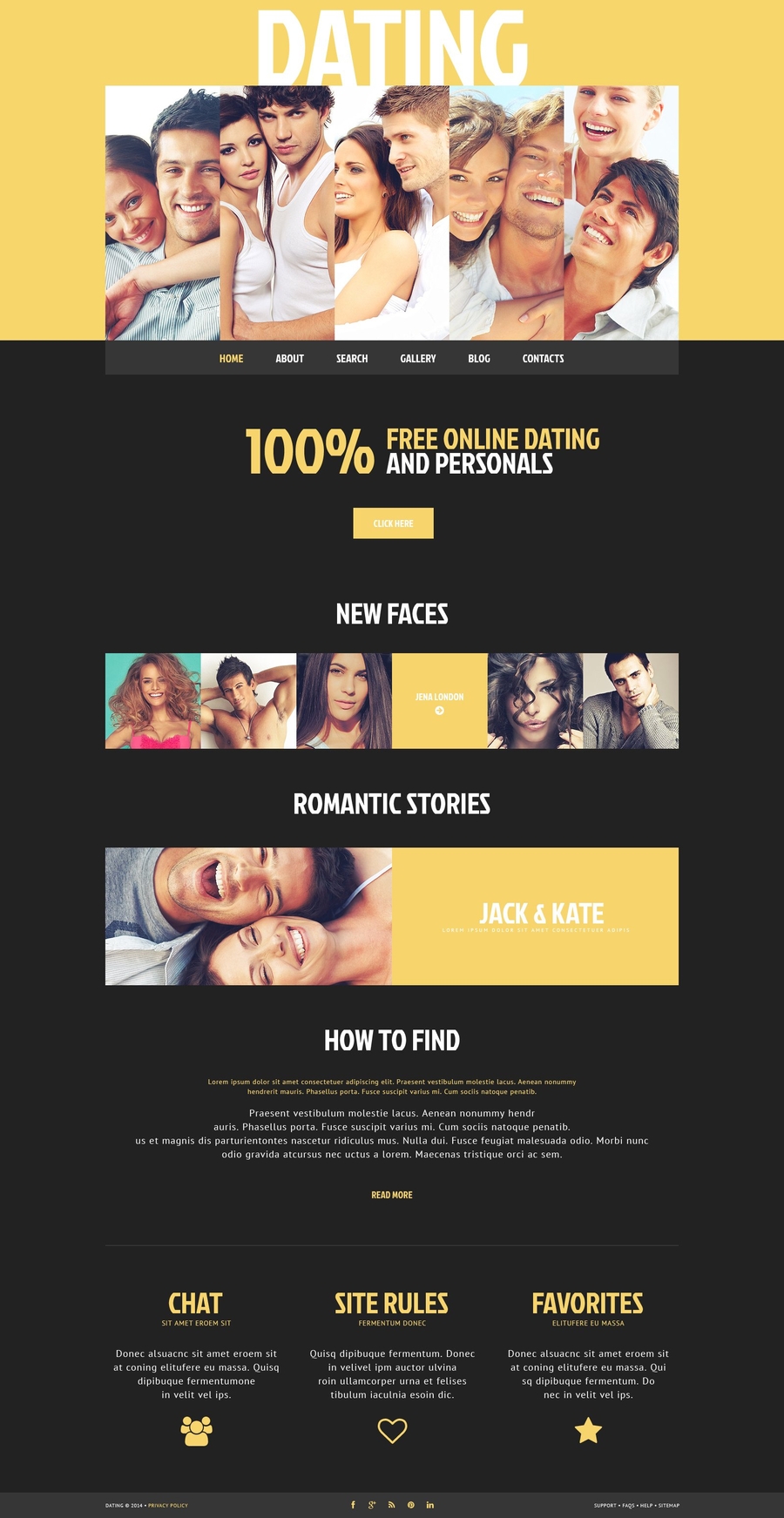 dating theme wordpress free